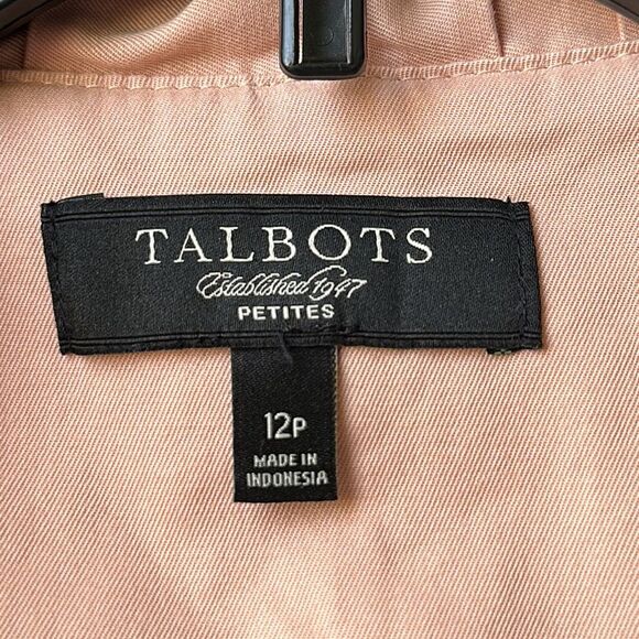 Talbots Jacket Size 12P Ruffle Cotton Stretch NWOT - Picture 14 of 15